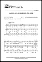 Saison des semailles- Le soir SAB choral sheet music cover